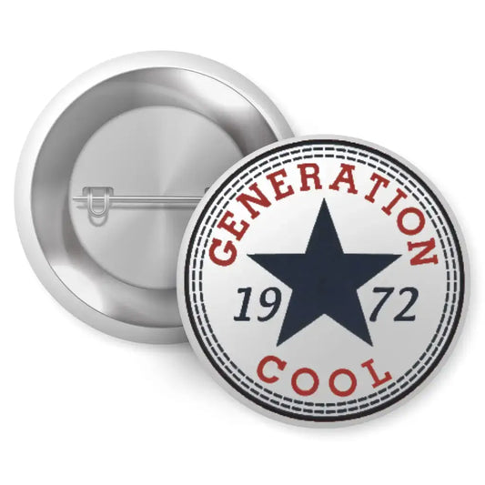 1972 Birthday Celebration Pin Button Badge 1in 25mm - EMU Works