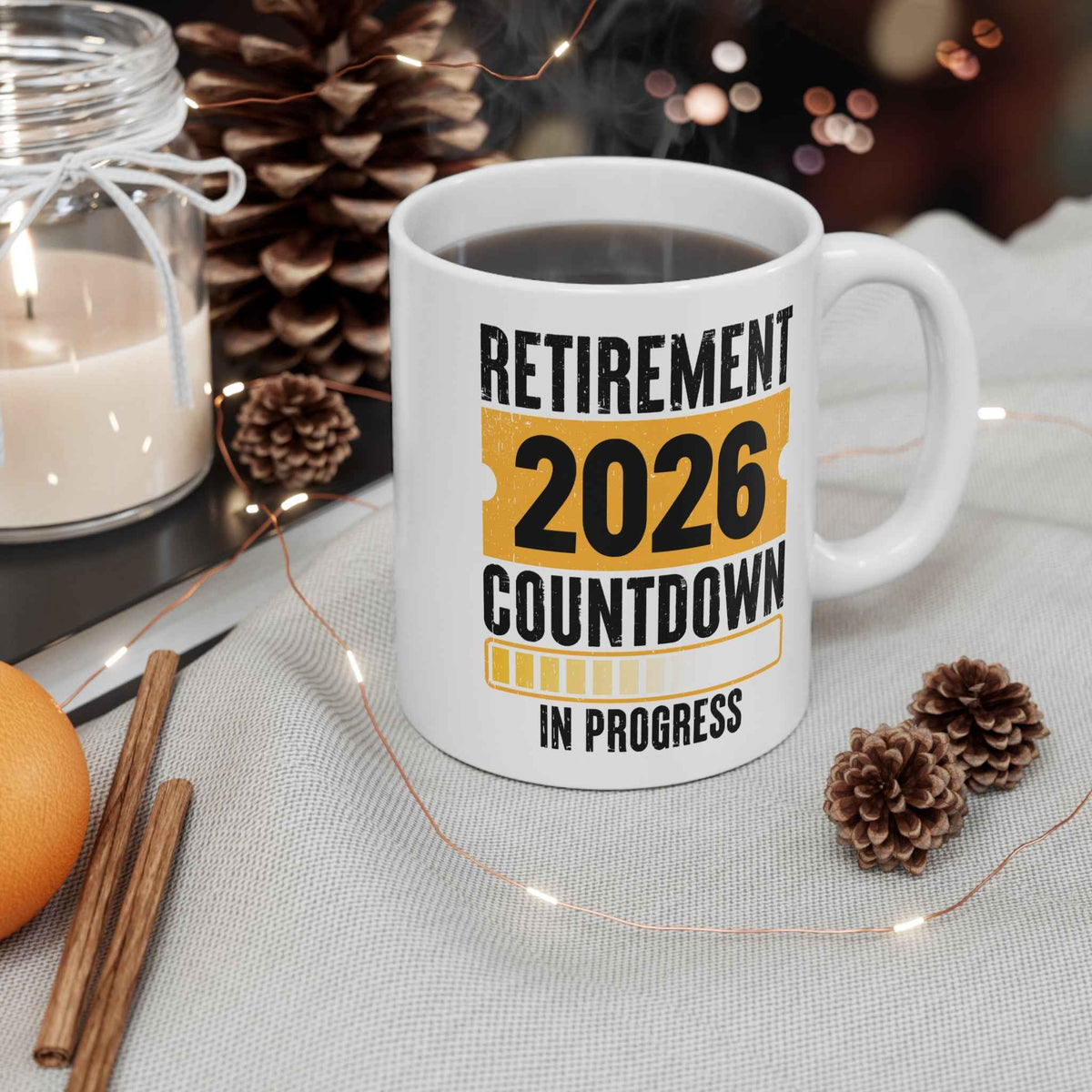 Retirement Countdown 2026 Mug – Funny Pre-Retirement Gift, 11oz