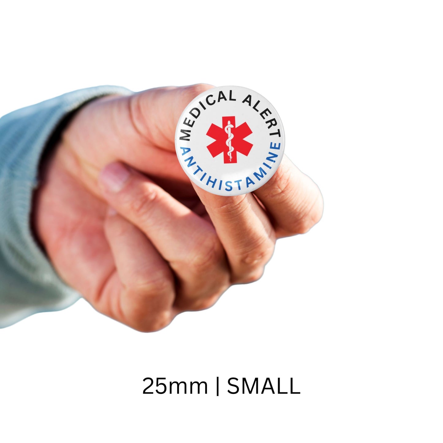 EMUWORKS Antihistamine Medical Alert Logo Badge 1in 25mm Apparel