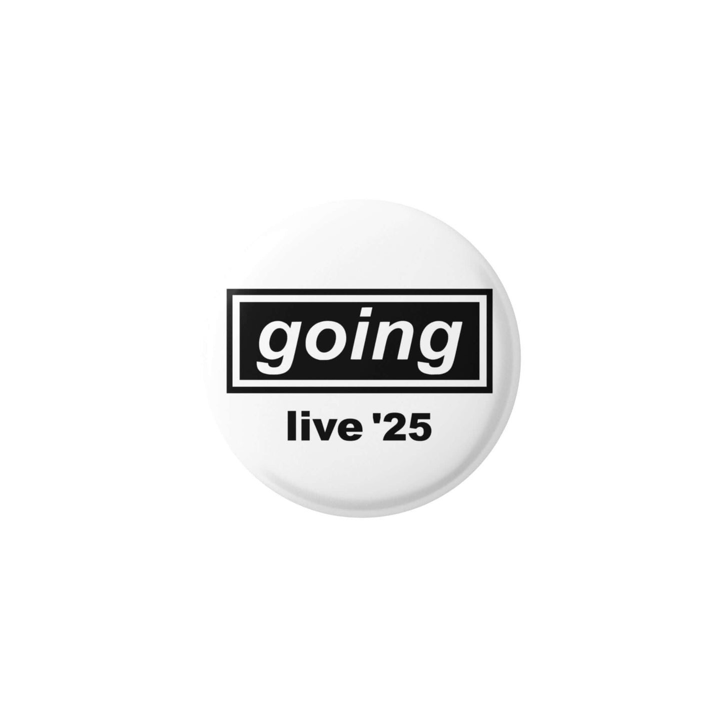 Oasis Gifts Pin Button Badge - 2 inch 50mm Glossy Print Pinback for Secure Fit | Indie Music Gifts & Oasis Band Gifts | Ideal for Oasis Gift Fans, Concert Ticket Owners, Going '25 Collectors - EMU Works
