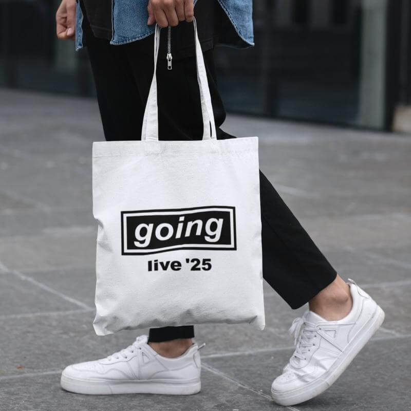 Oasis Band Tote Bag - Oasis Gift for Fans - Oasis Live '25 Memorabilia - Oasis Band Gift - EMU Works
