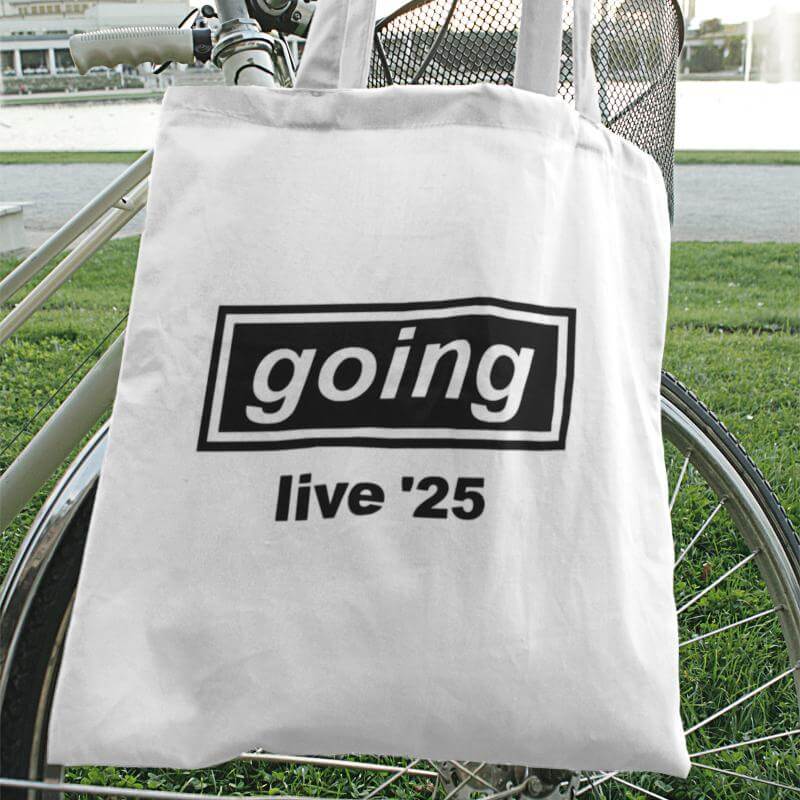 Oasis Band Tote Bag - Oasis Gift for Fans - Oasis Live '25 Memorabilia - Oasis Band Gift - EMU Works