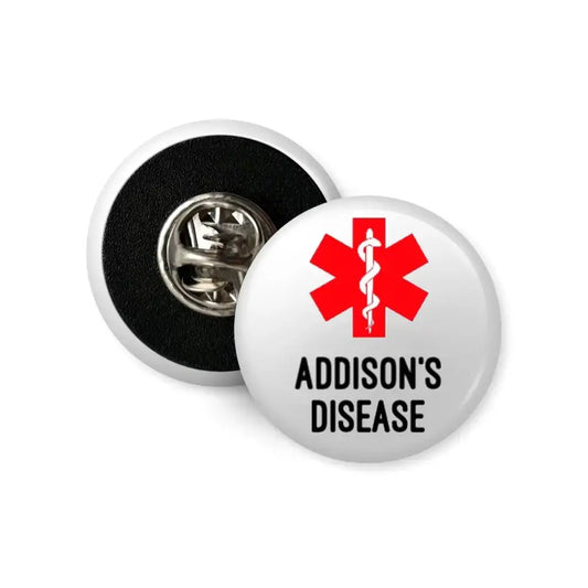 Addison’s Disease Medical Alert Logo Badge - EMU Works