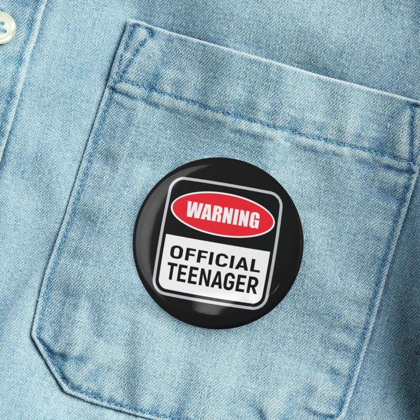 Official Teenager Badge - Teenager Gifts, Perfect for 13th Birthday Decorations, Happy Birthday