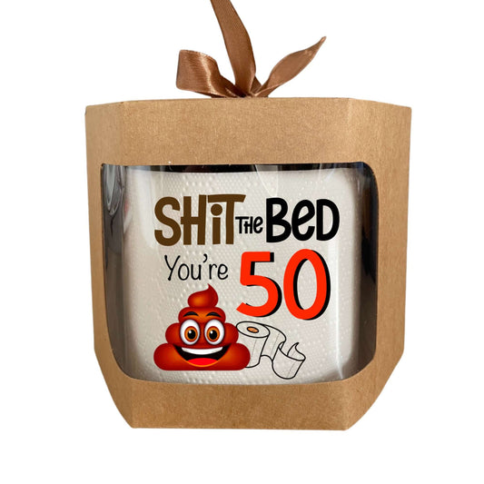 EMUWORKS 50th Birthday Novelty Toilet Roll