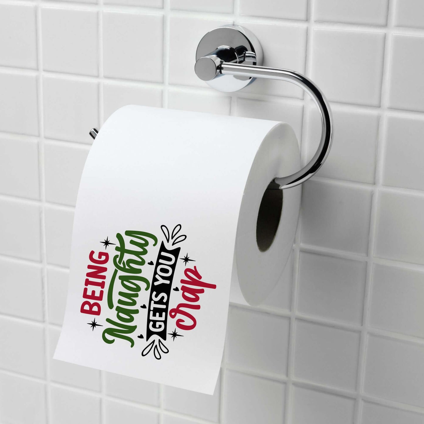 EMUWORKS Novelty Christmas Printed Toilet Roll