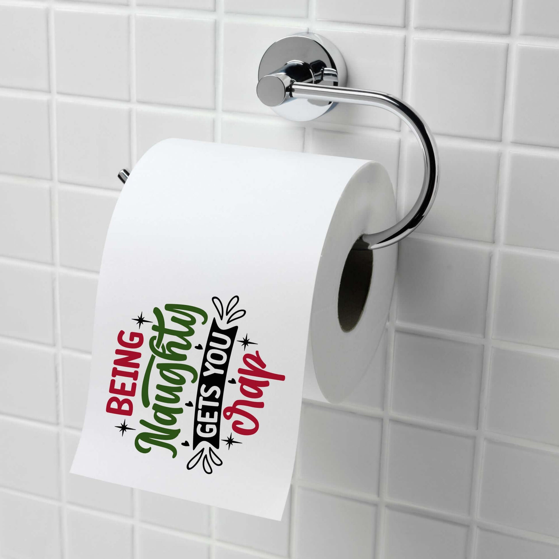 EMUWORKS Novelty Christmas Printed Toilet Roll