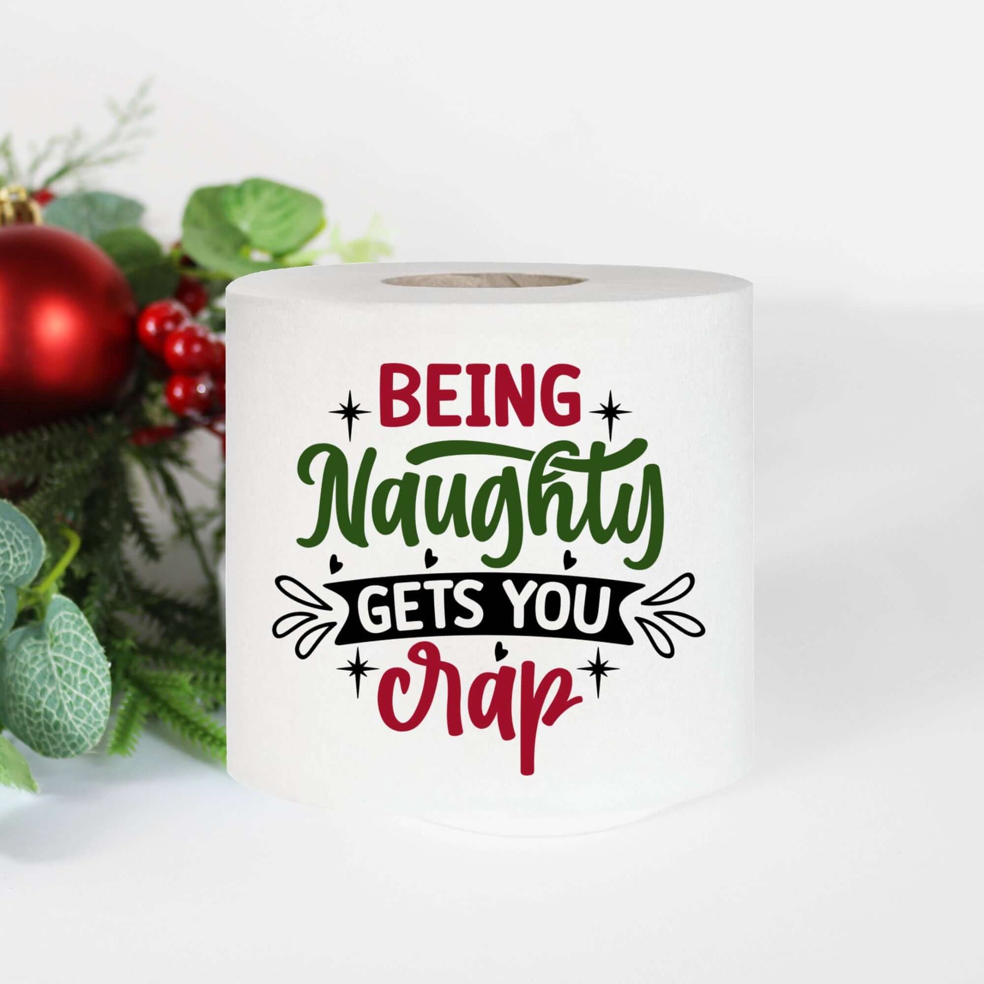 EMUWORKS Novelty Christmas Printed Toilet Roll