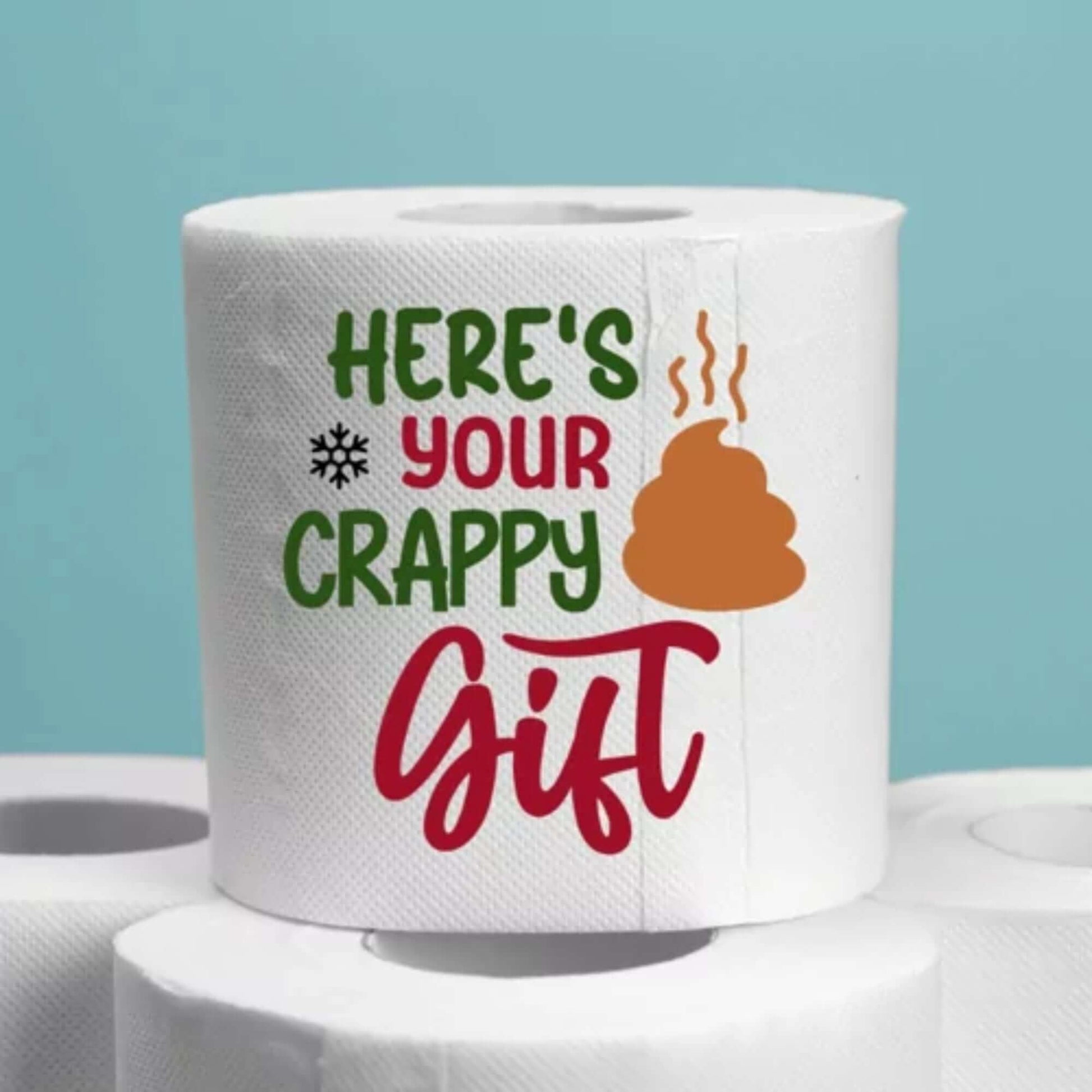 Novelty Christmas Printed Toilet Roll