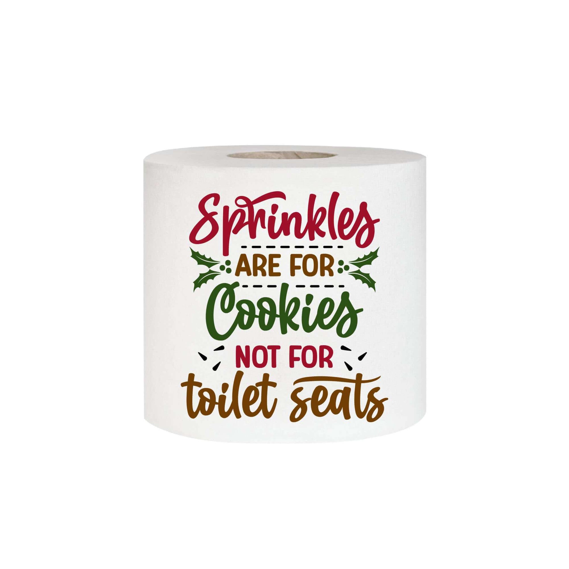 EMUWORKS Novelty Christmas Printed Toilet Roll