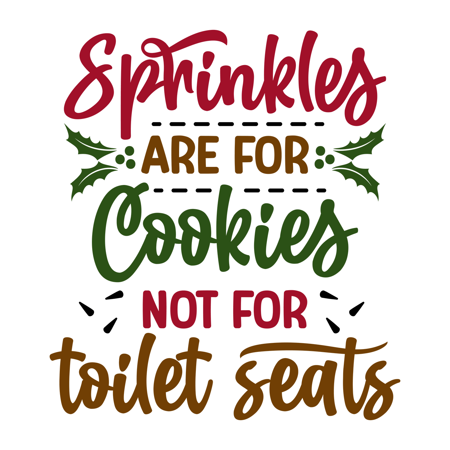 EMUWORKS Novelty Christmas Printed Toilet Roll