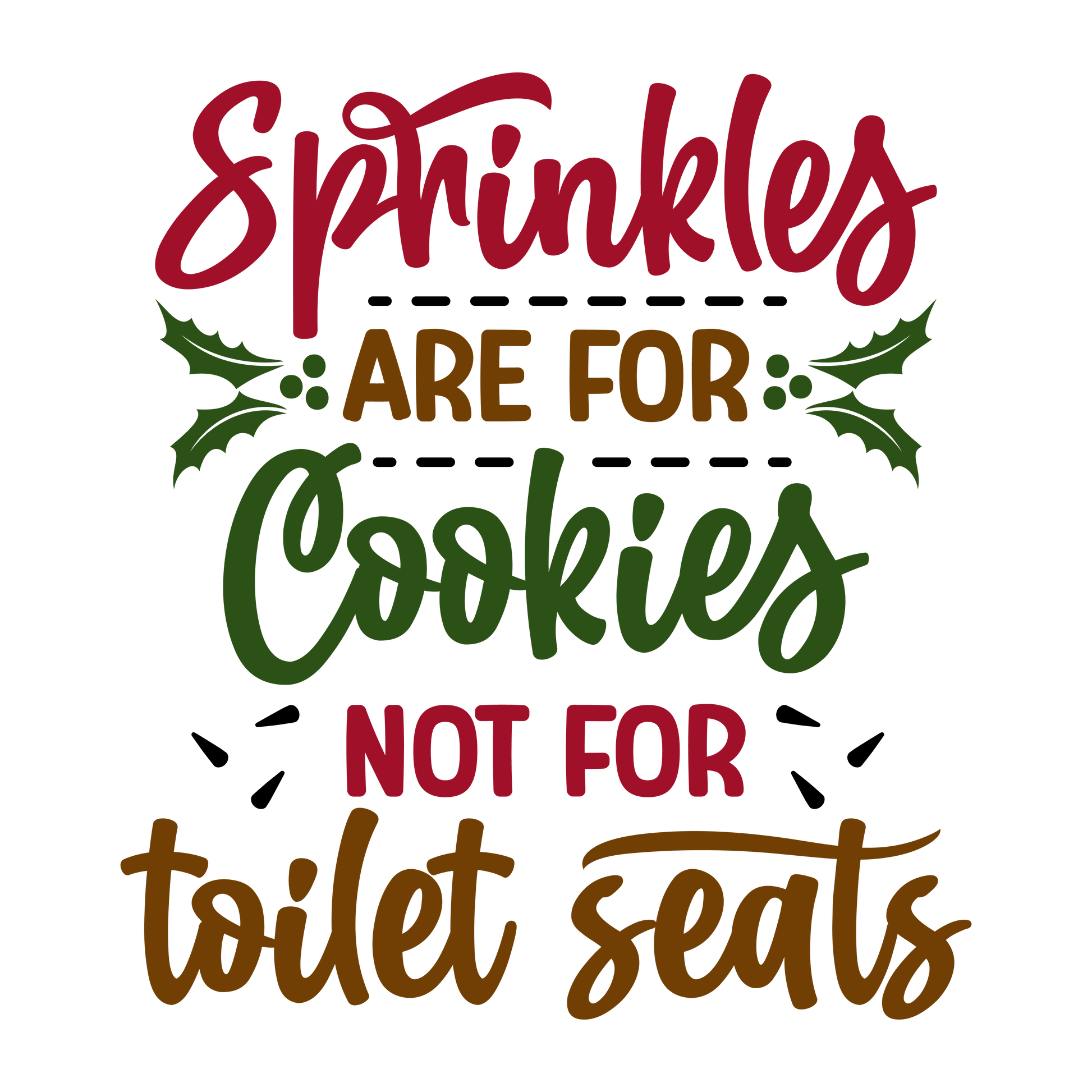 EMUWORKS Novelty Christmas Printed Toilet Roll