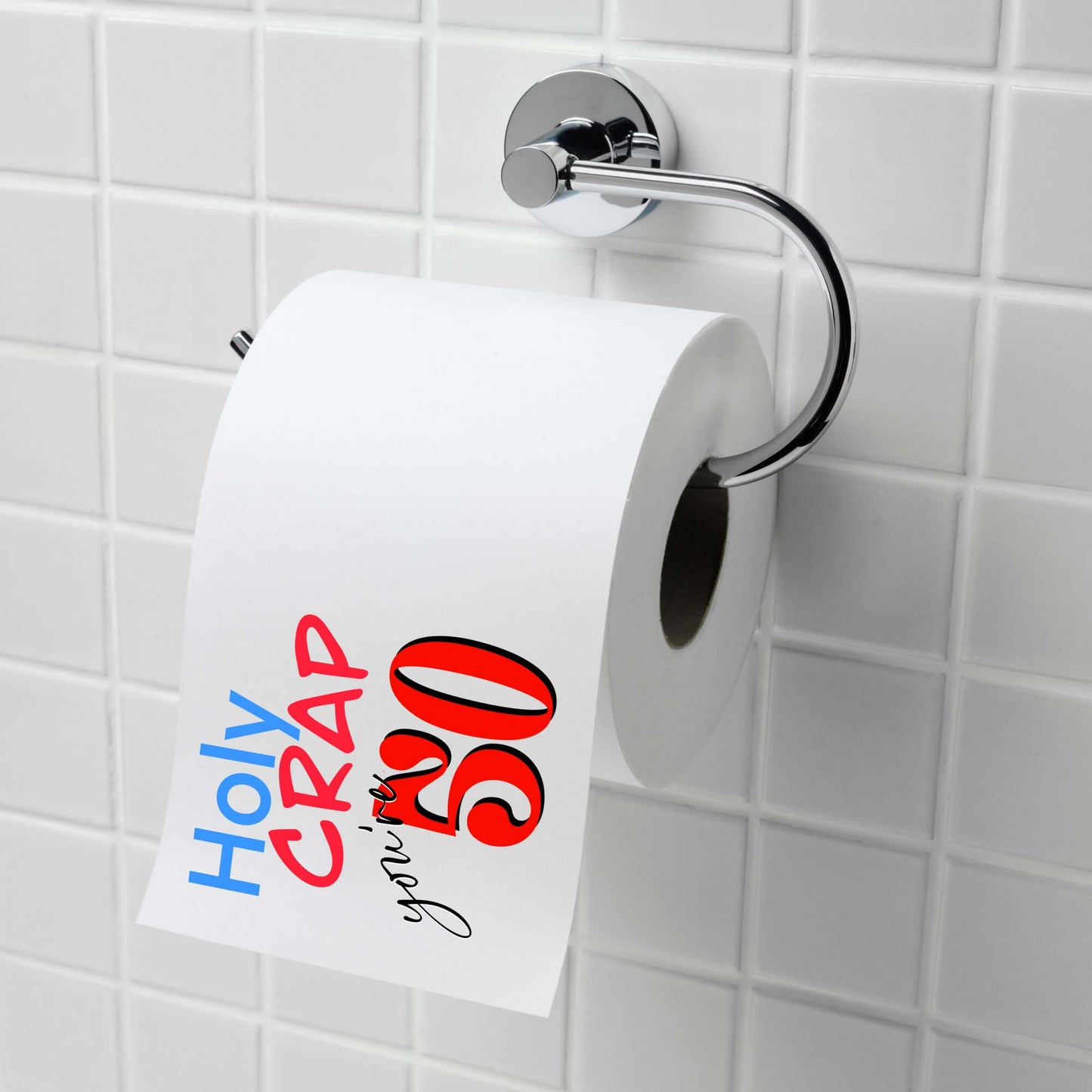 EMUWORKS 50th Birthday Novelty Toilet Roll