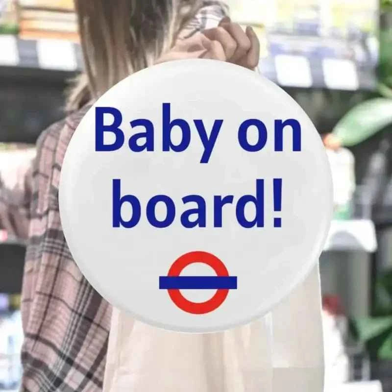 London Underground Baby On Board Badge - Pregnancy Safety Pin