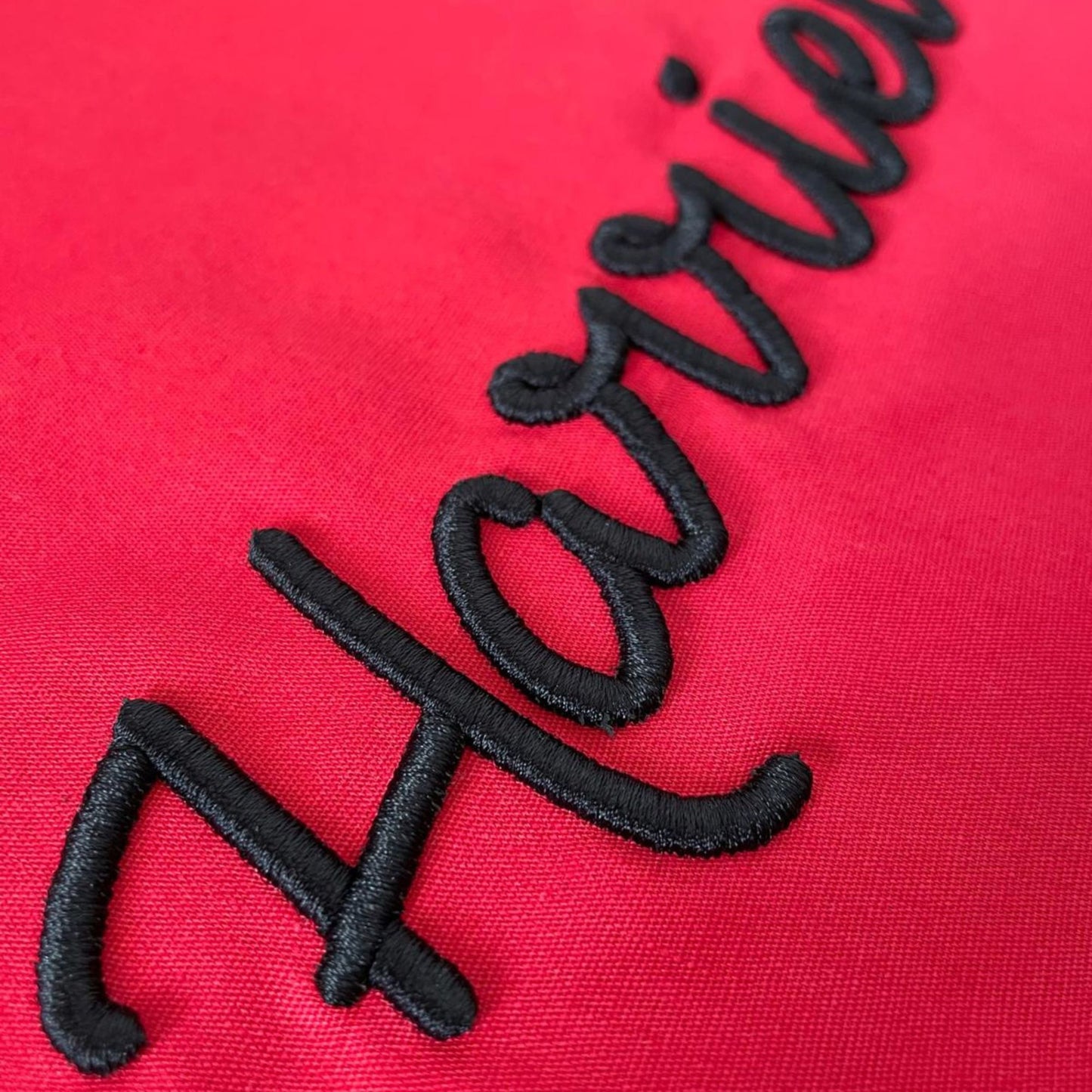 Customised Drawstring Bag with 3D Puff Embroidered Name Kids and Adults Cotton Gym School Travel Bag Custom Embroidery Premium Quality