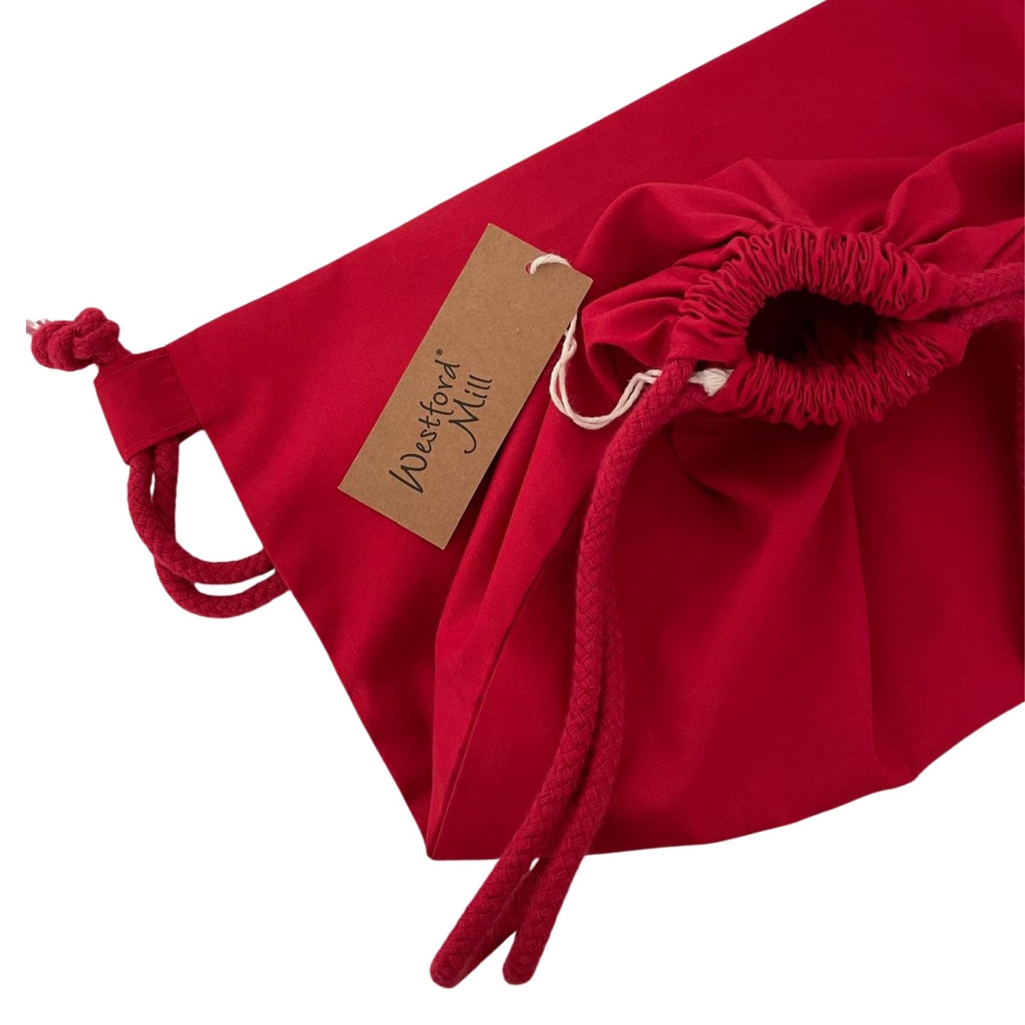 Stylish custom drawstring bag for kids and adults, featuring external cord attachments for easy customization.