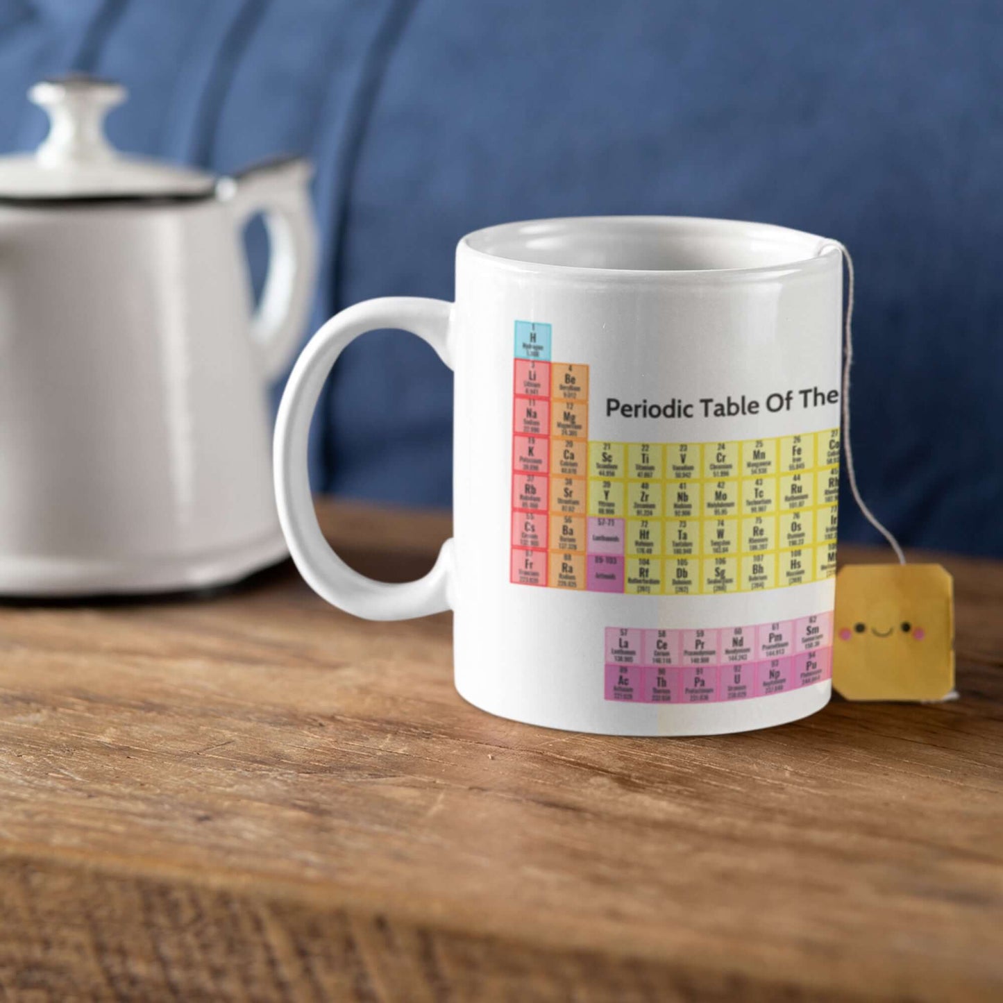Periodic Table Coffee Cup - 11oz Ceramic Mug for Chemistry Students - Dishwasher & Microwave Safe - EMU Works