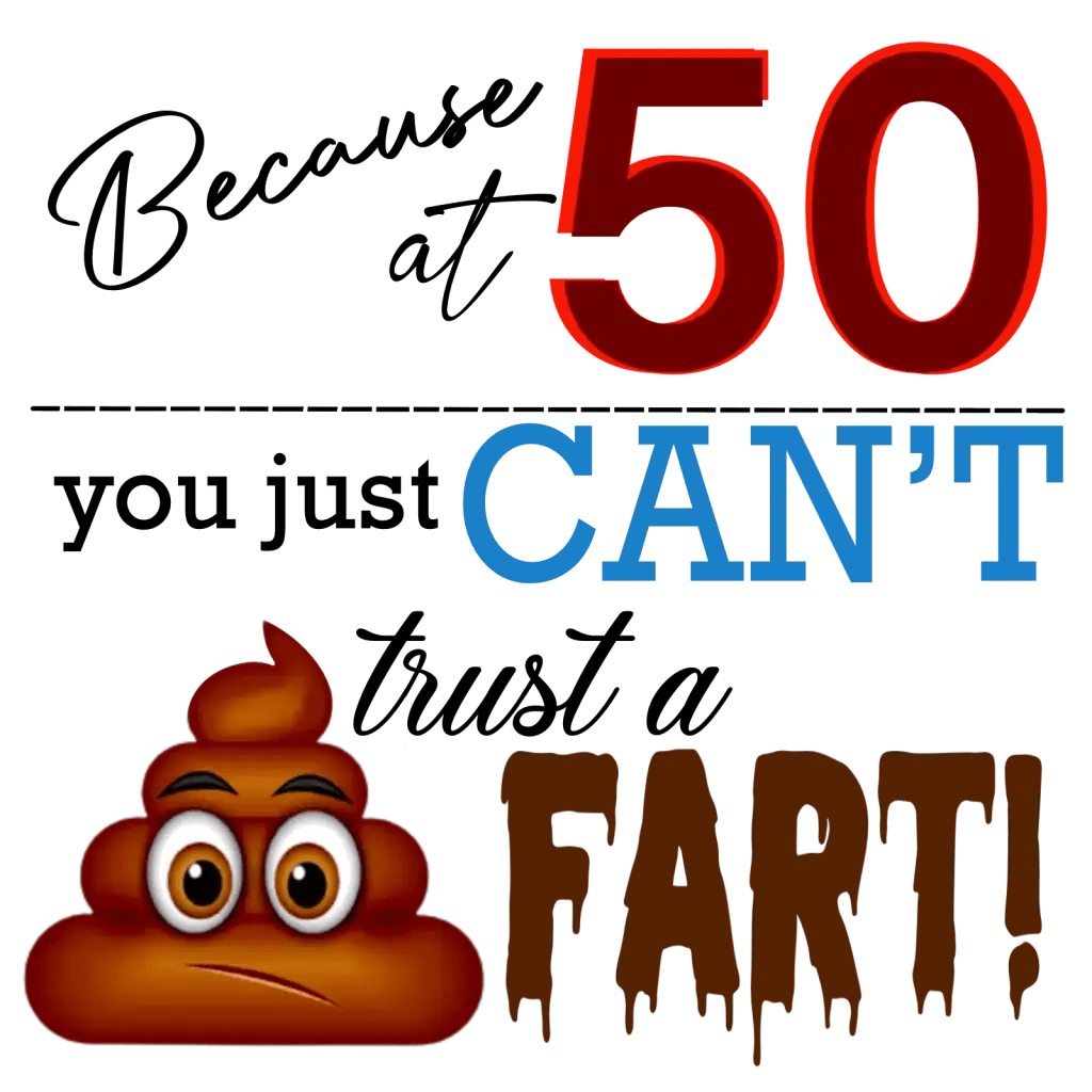 Funny 50th Birthday Gift - You Can't Trust a Fart Novelty Toilet Roll - 3 Ply Toilet Paper Gift - EMU Works