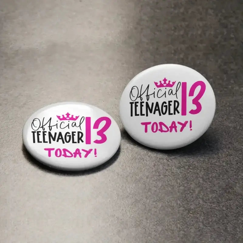 Official Teenager Badge - Teenager Gifts, Perfect for 13th Birthday Decorations - EMU Works
