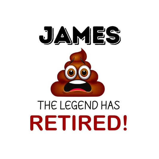 Funny Retirement Gifts - Personalised Printed Toilet Rolls With Hilarious Retirement Designs - EMU Works