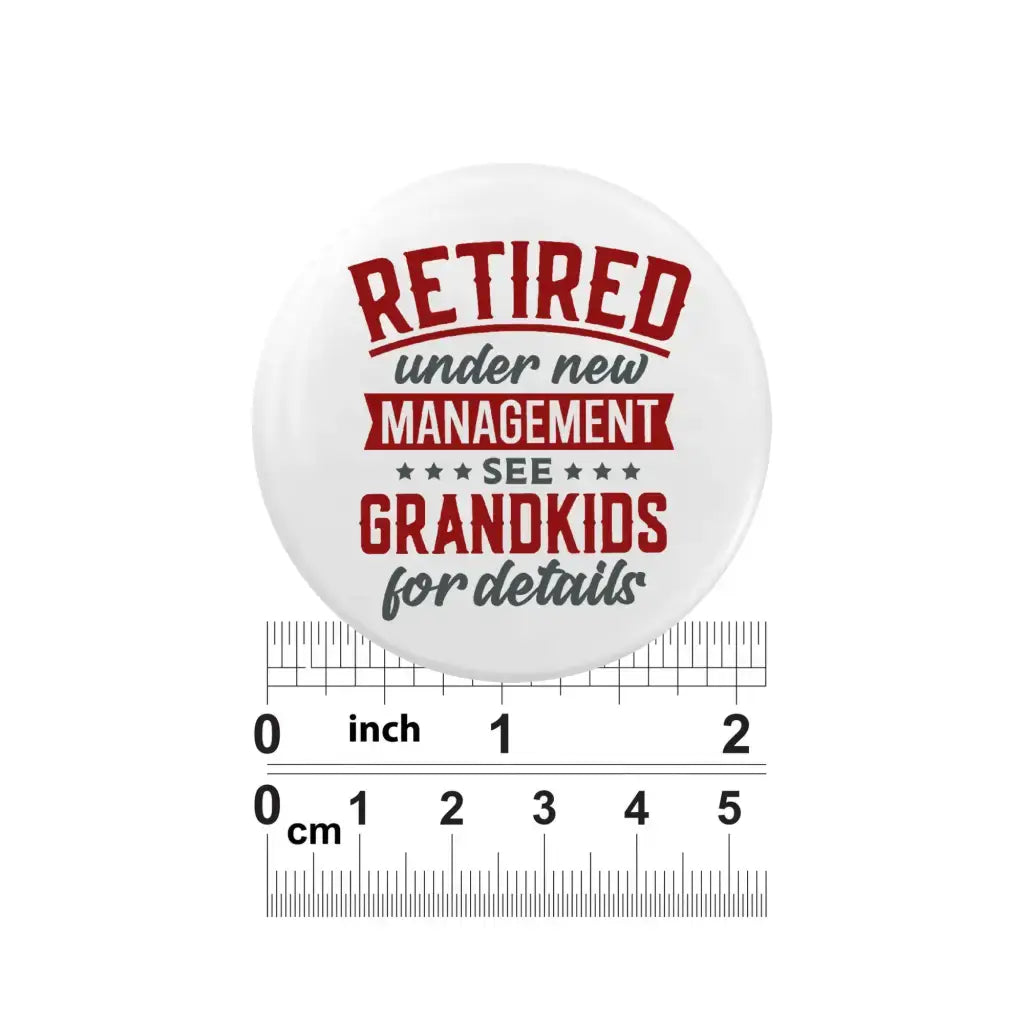 Retirement See Grandkids Badge & Perfect Retirement Decorations - EMU Works