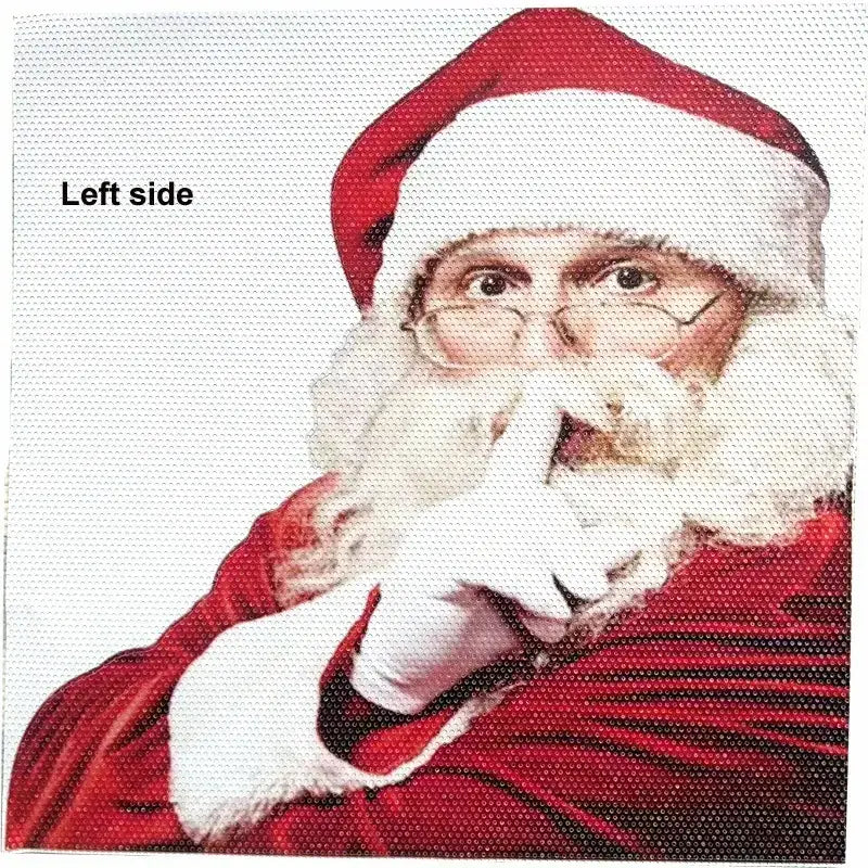 Santa Car Sticker Merry Christmas Decorations For Car Decals Gifts - EMU Works