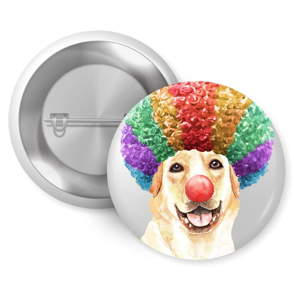 Set of 4 Labrador Character Badges - 1in 25mm - EMU Works