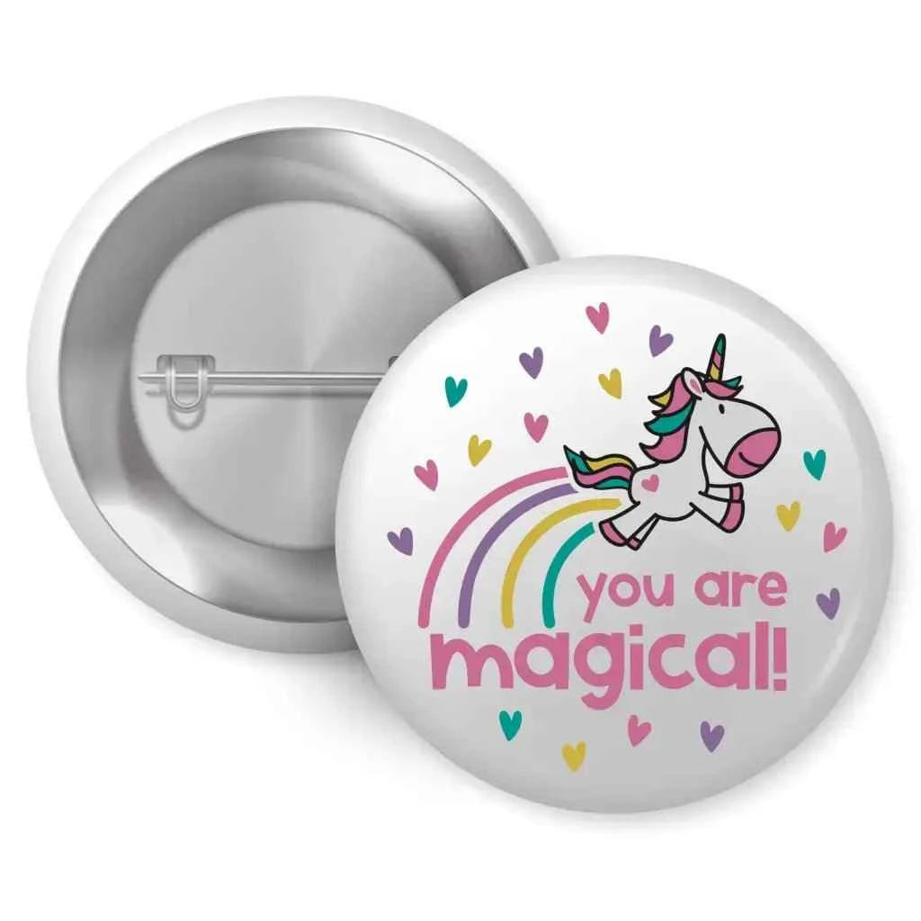 Set of 4 Reward Unicorn Children’s Badges - 1in 25mm