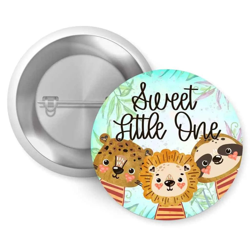 Sweet Little One Badge - Charming 1 Inch Pin Button Badge by EMU Works, Ideal for Kids