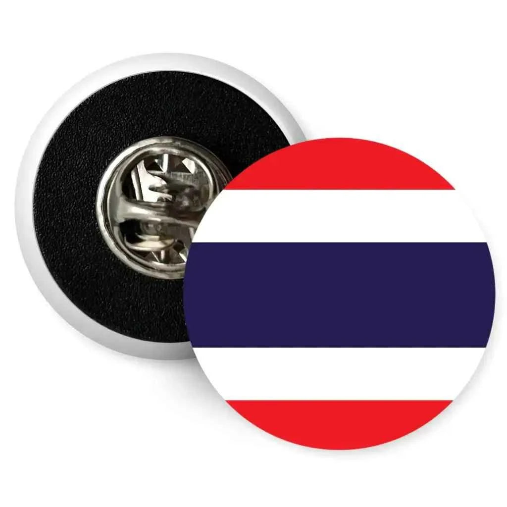 Thailand Country National Flag Butterfly Clutch Pin Badge 1in 25mm