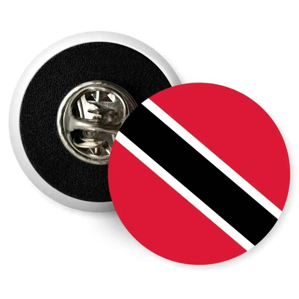 Trinidad and Tobago Country National Flag Butterfly Clutch Pin Badge 1in 25mm