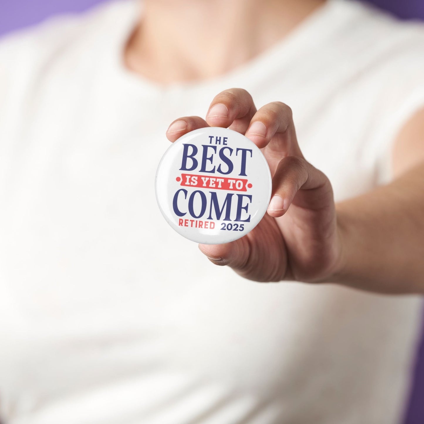 Happy Retirement Party Pin – Fun 2025 Badge for Coworkers, Colleagues, and Friends - EMU Works