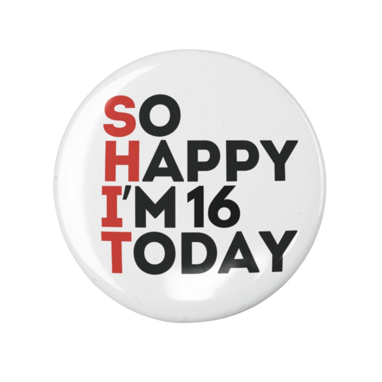 Funny 50th Birthday Badge - Humorous Gift for Men & Women, Unique Birthday Accessories - EMU Works