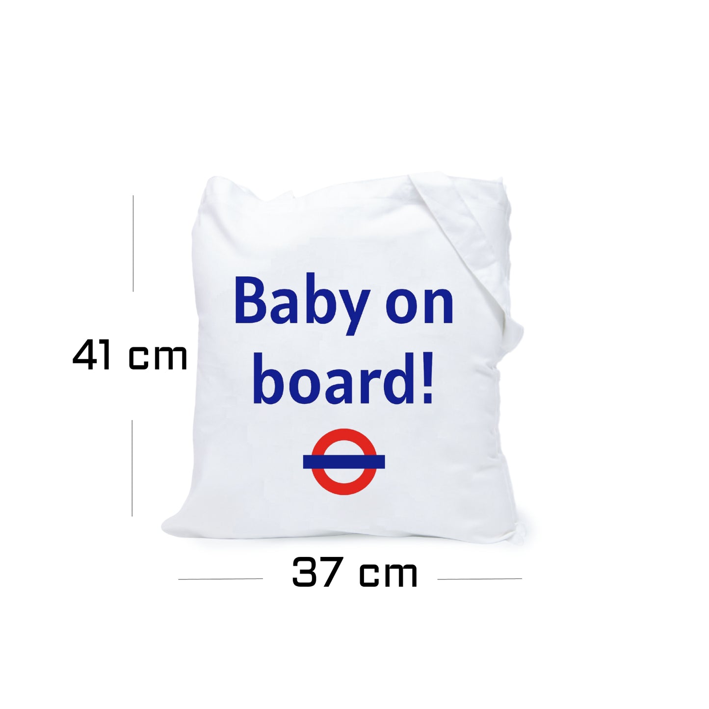 EMUWORKS - Baby On Board Tote Bags - London Underground Logo , Pregnancy In Style