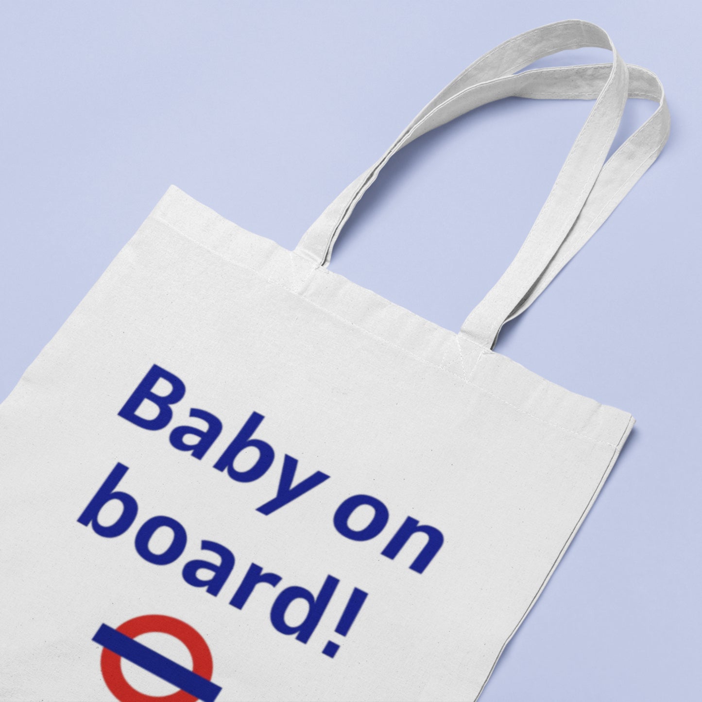 EMUWORKS - Baby On Board Tote Bags - London Underground Logo , Pregnancy In Style