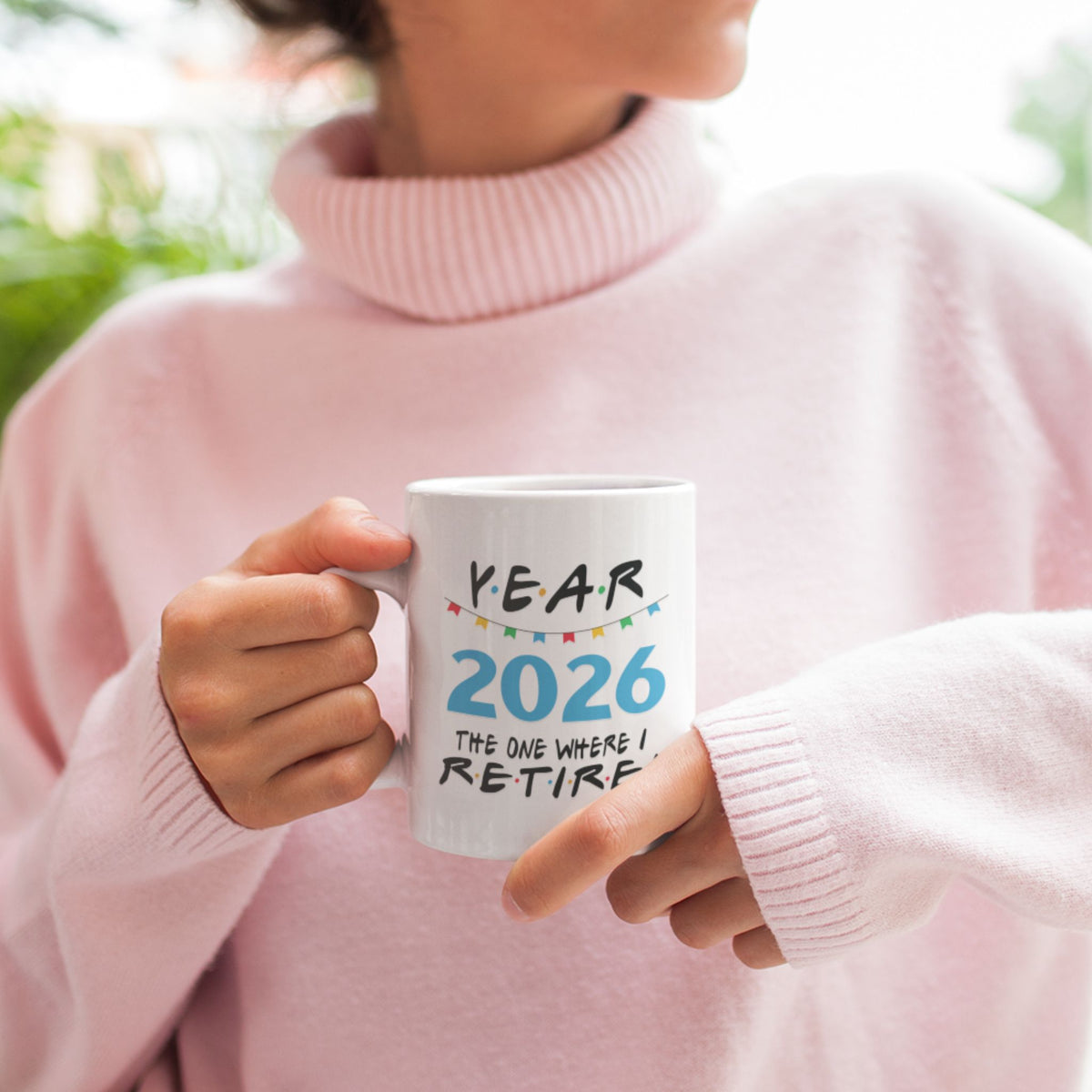 2026 Retirement Mug — "Year 2026: The One Where I Retired" Ceramic Coffee Cup