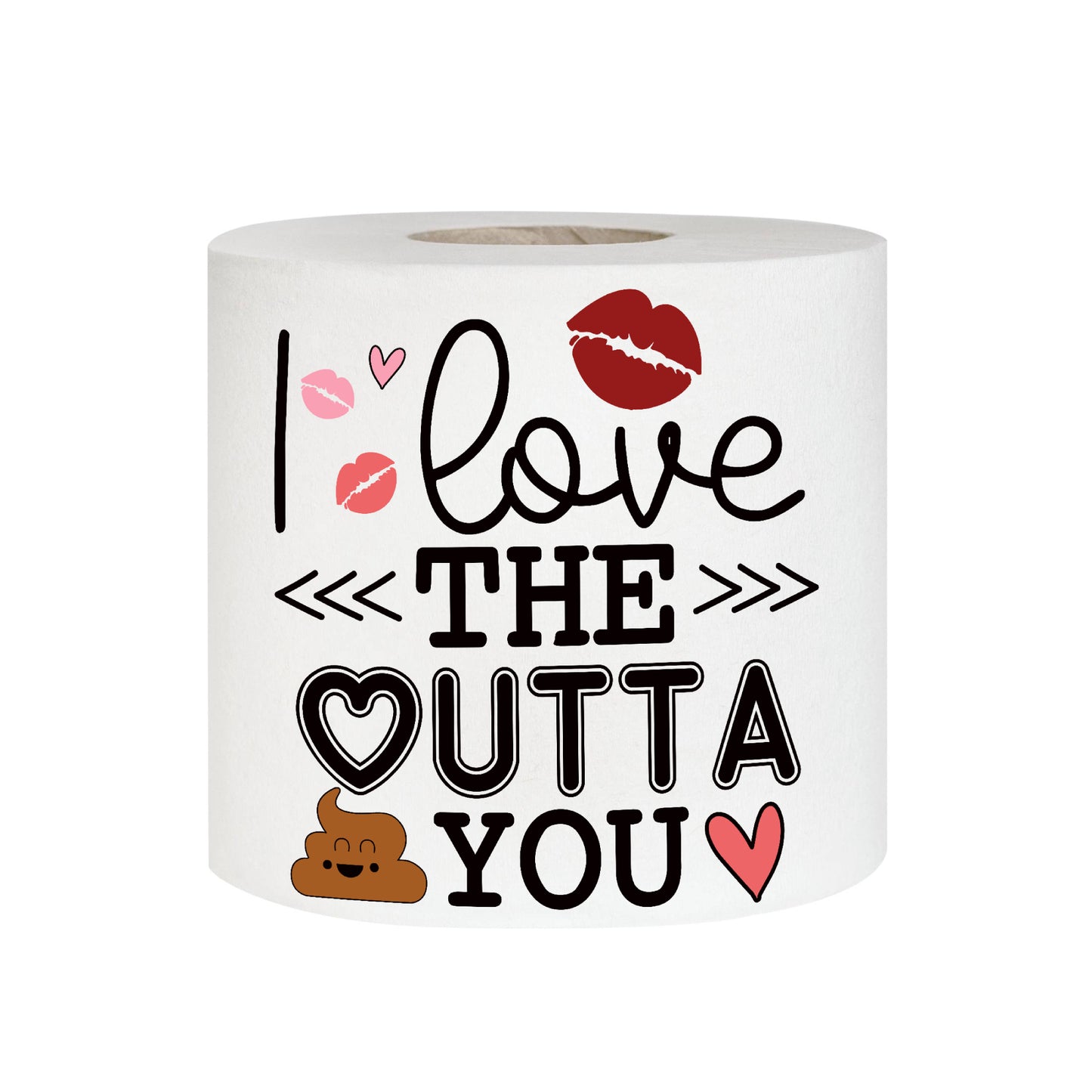 Valentines Gift For Husband Wife - Novelty Toilet Paper Roll - Unusual Valentines Gift