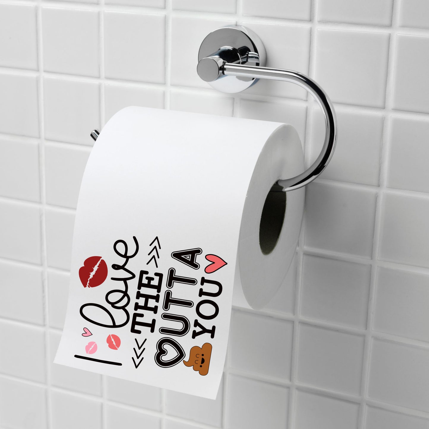 Valentines Gift For Husband Wife - Novelty Toilet Paper Roll - Unusual Valentines Gift