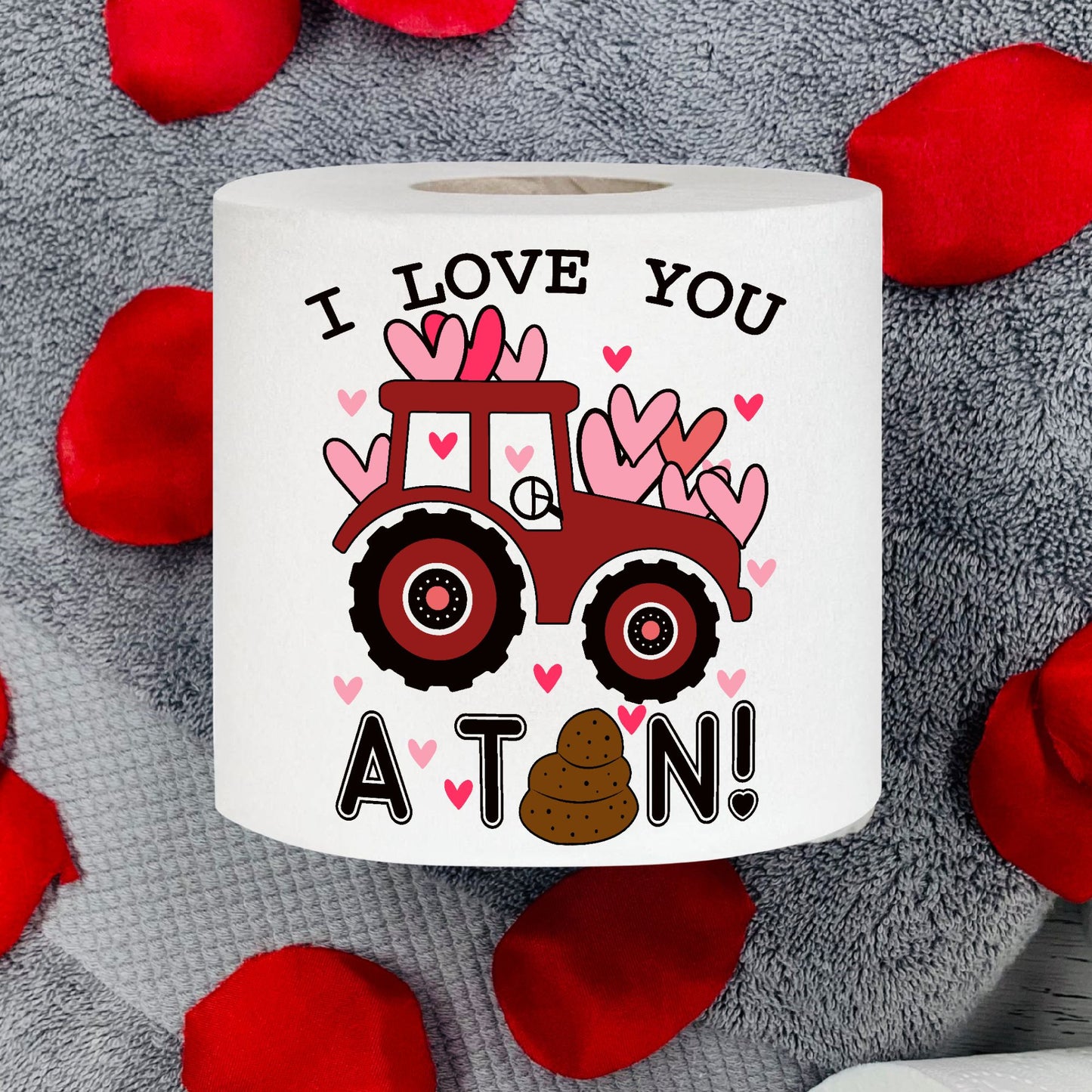 Valentines Gift For Husband Wife - Novelty Toilet Paper Roll - Unusual Valentines Gift