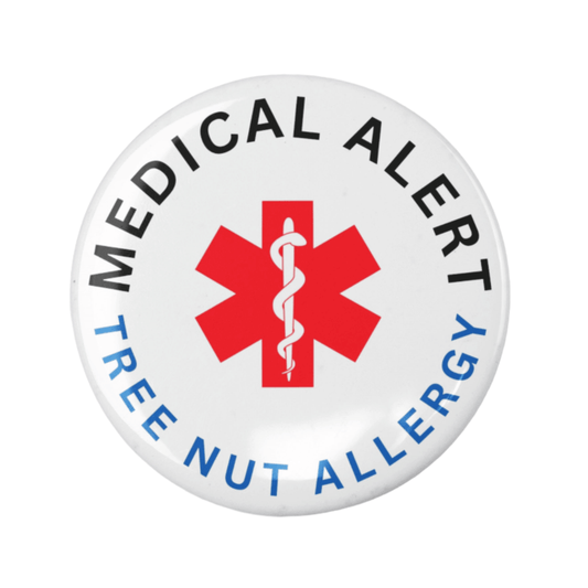 Tree Nut Allergy Medical Alert Badge - 1in 25mm