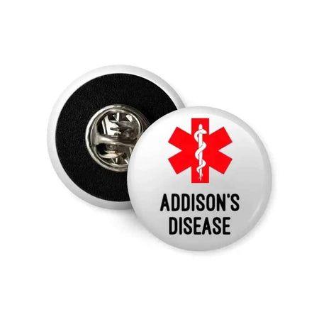 Addison’s Disease Medical Alert Logo Badge