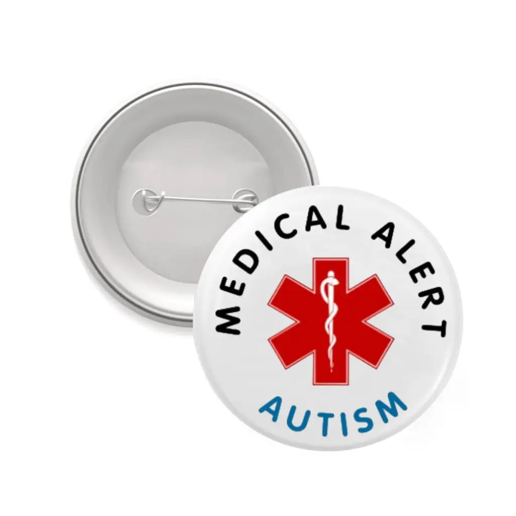 EMU Works Autism Medical Alert Logo Badge 2 in 50 mm