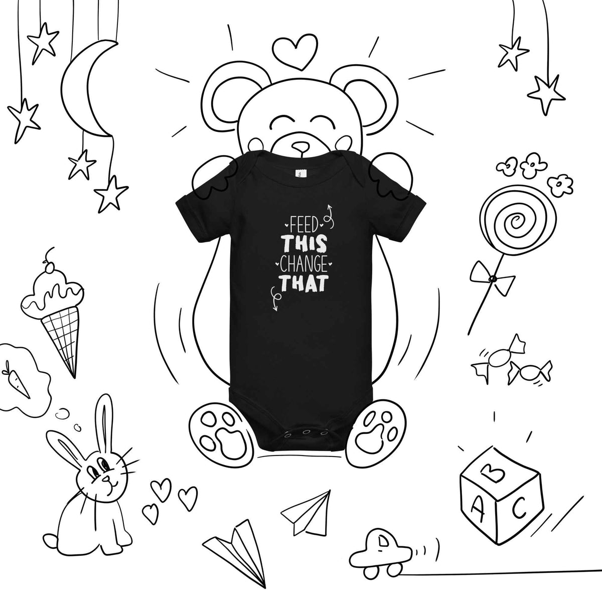 Baby short sleeve one piece