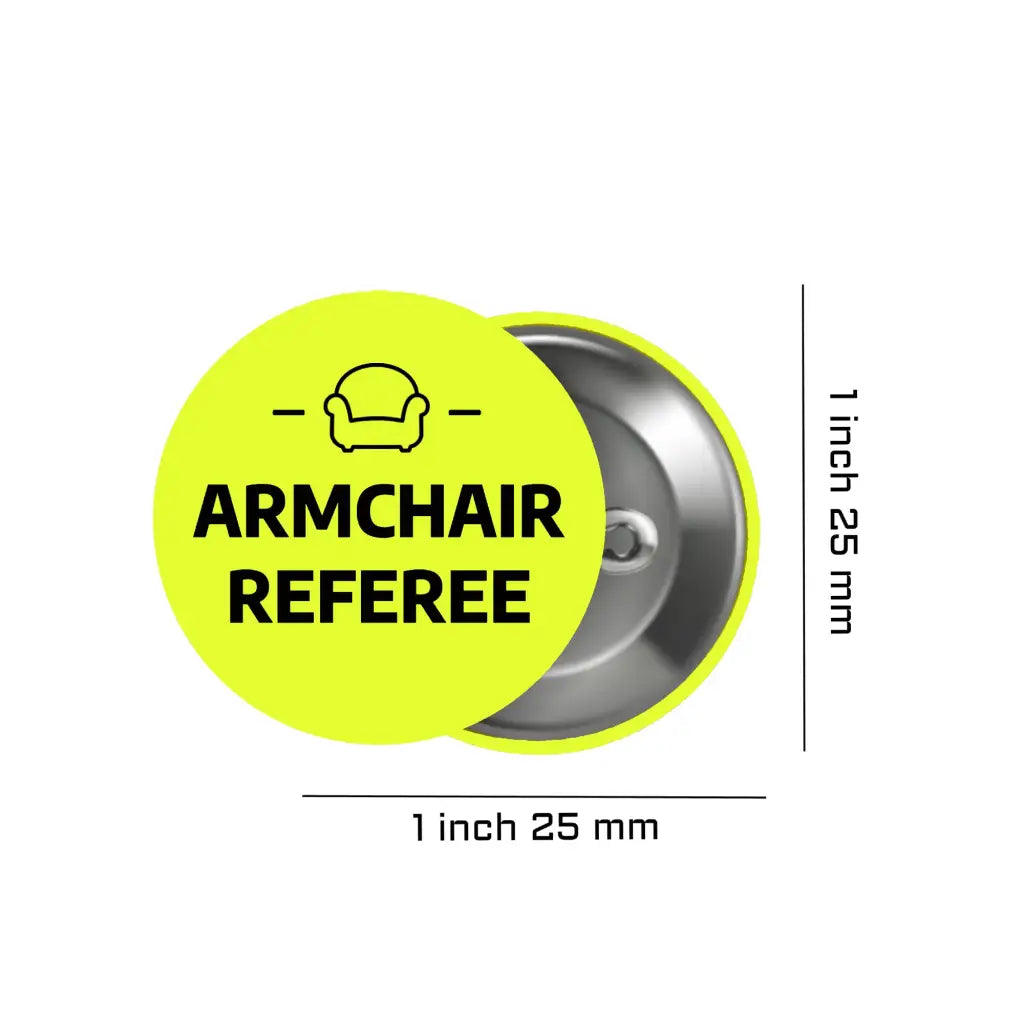 Button Badge For England Football Fans Euro 2024 Referee