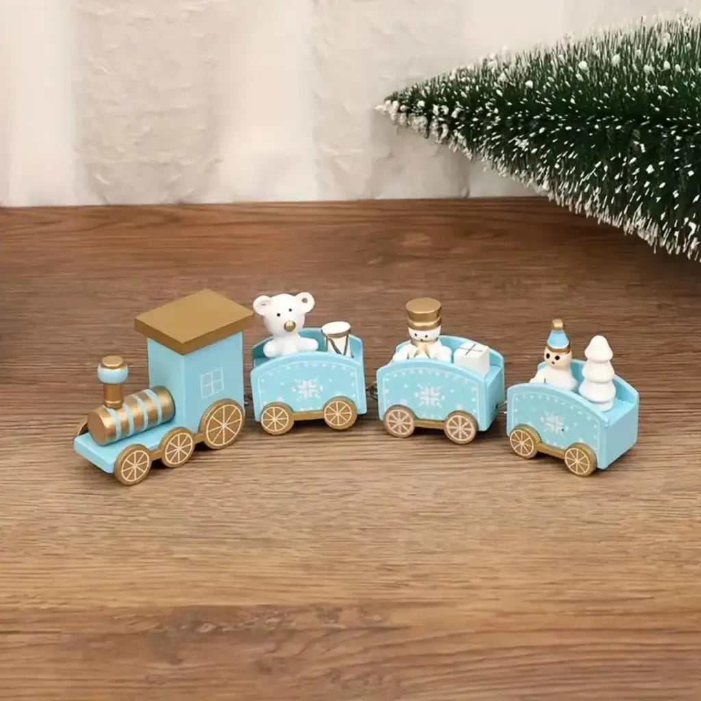 EMU Works - Christmas Children’s Wooden Train Ornament