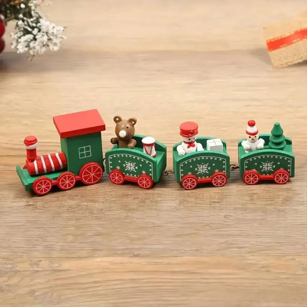 EMU Works - Christmas Children’s Wooden Train Ornament