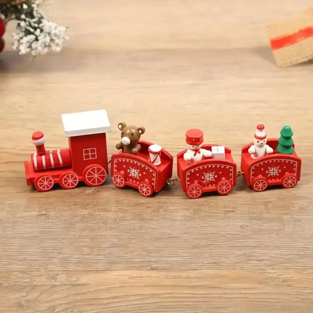 EMU Works - Christmas Children’s Wooden Train Ornament