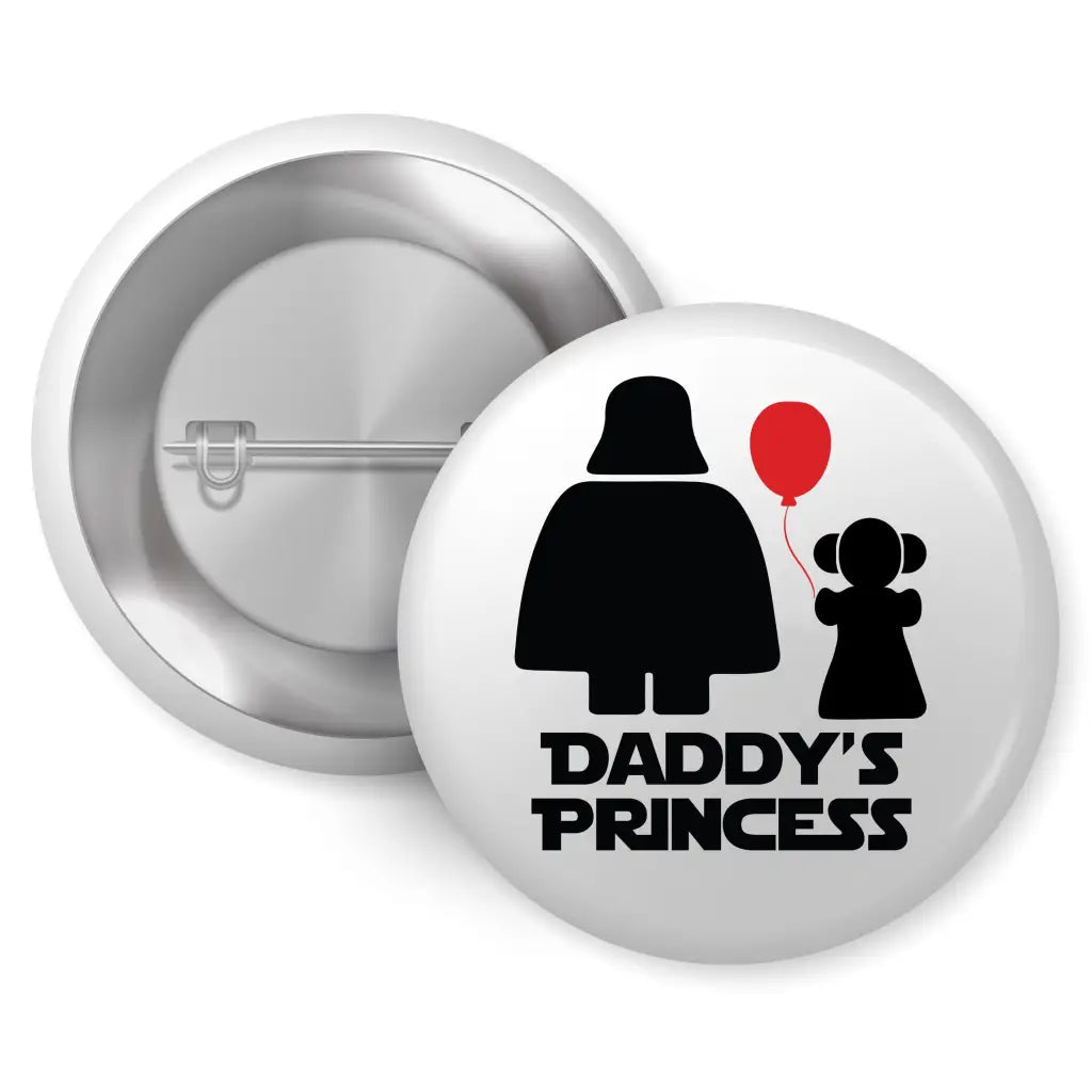 EMU Works - Daddy’s Princess Humour Pin Button Badge 1in