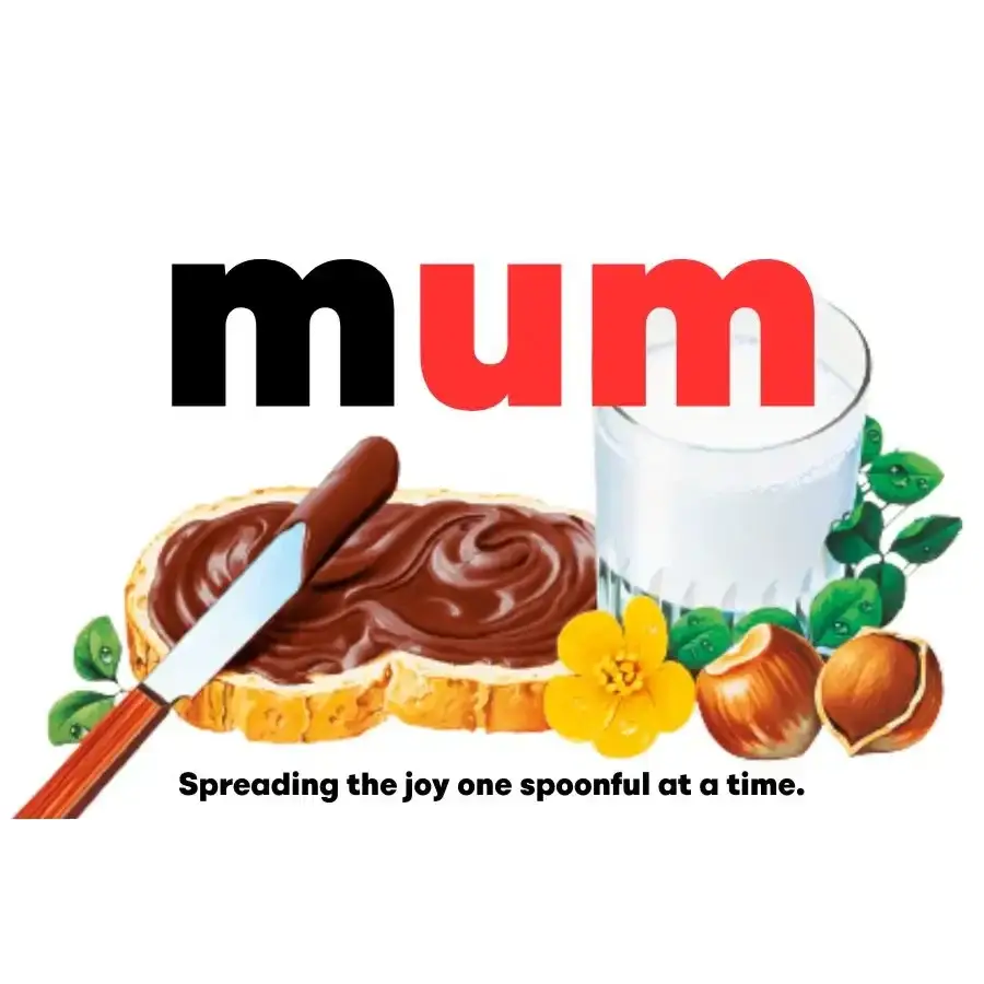 EMU Works - Name Personalised Mum Nutella Label Chocolate