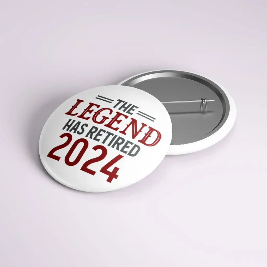 EMUWORKS Retirement Badges - Celebrate Retirement 2024